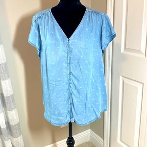 Style and company XL. Light weight blue tunic